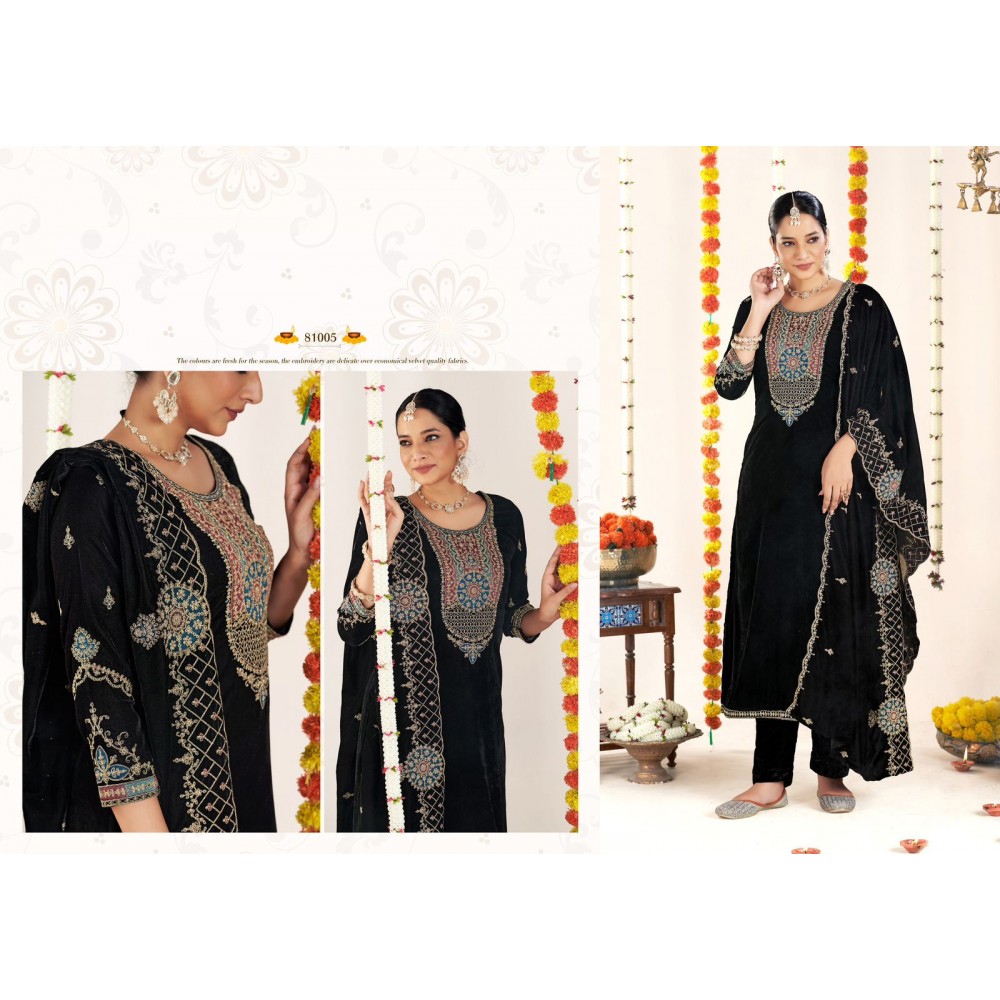 RIYASAT VOL 3  VALVET RK GOLD (Winter Collection)