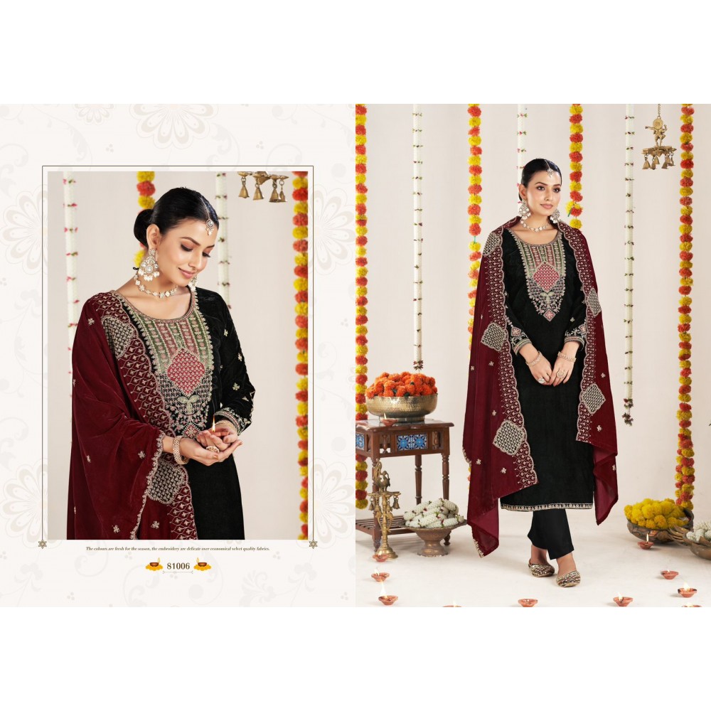 RIYASAT VOL 3  VALVET RK GOLD (Winter Collection)