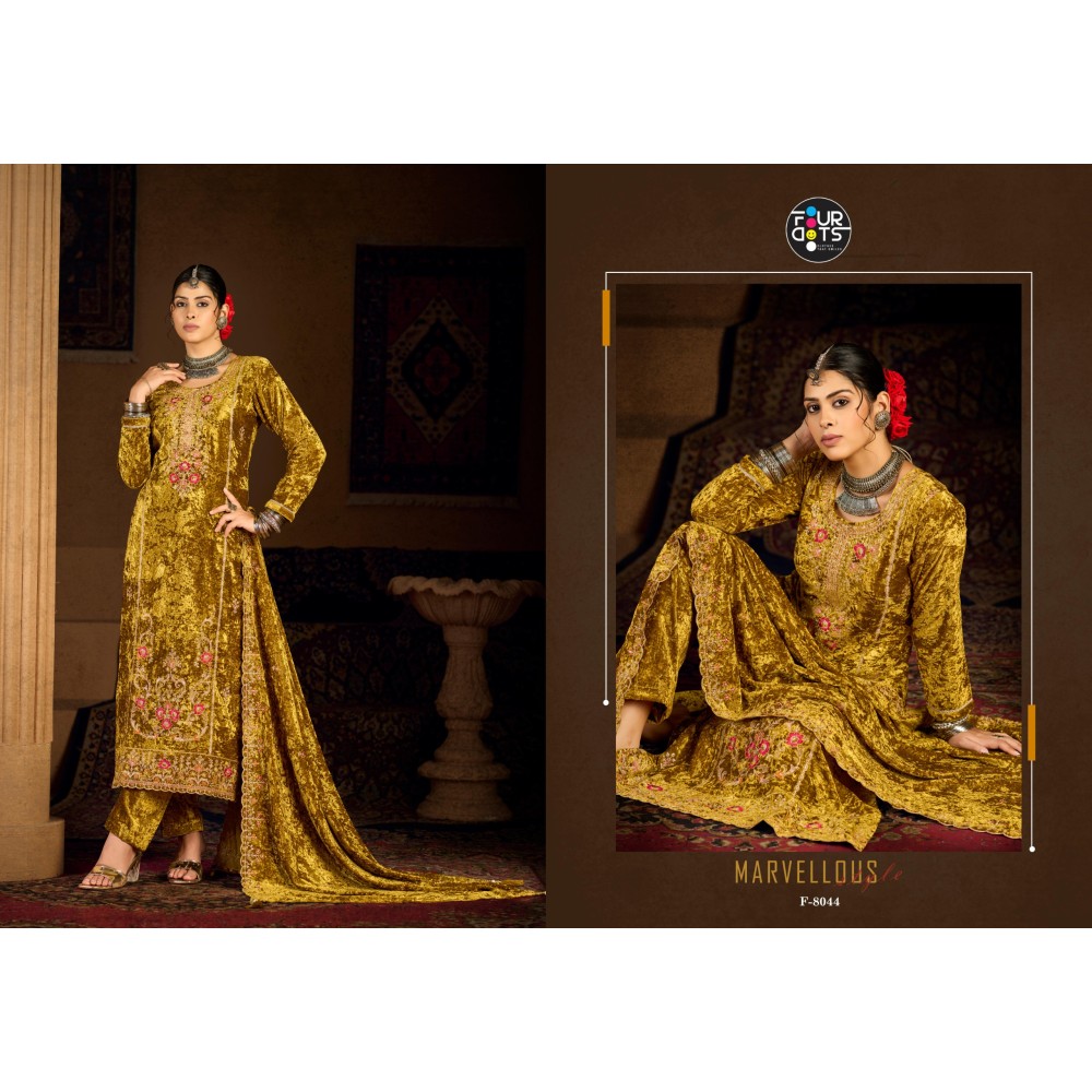 ROMAN VELVET FOURDOTS (winter Collection)