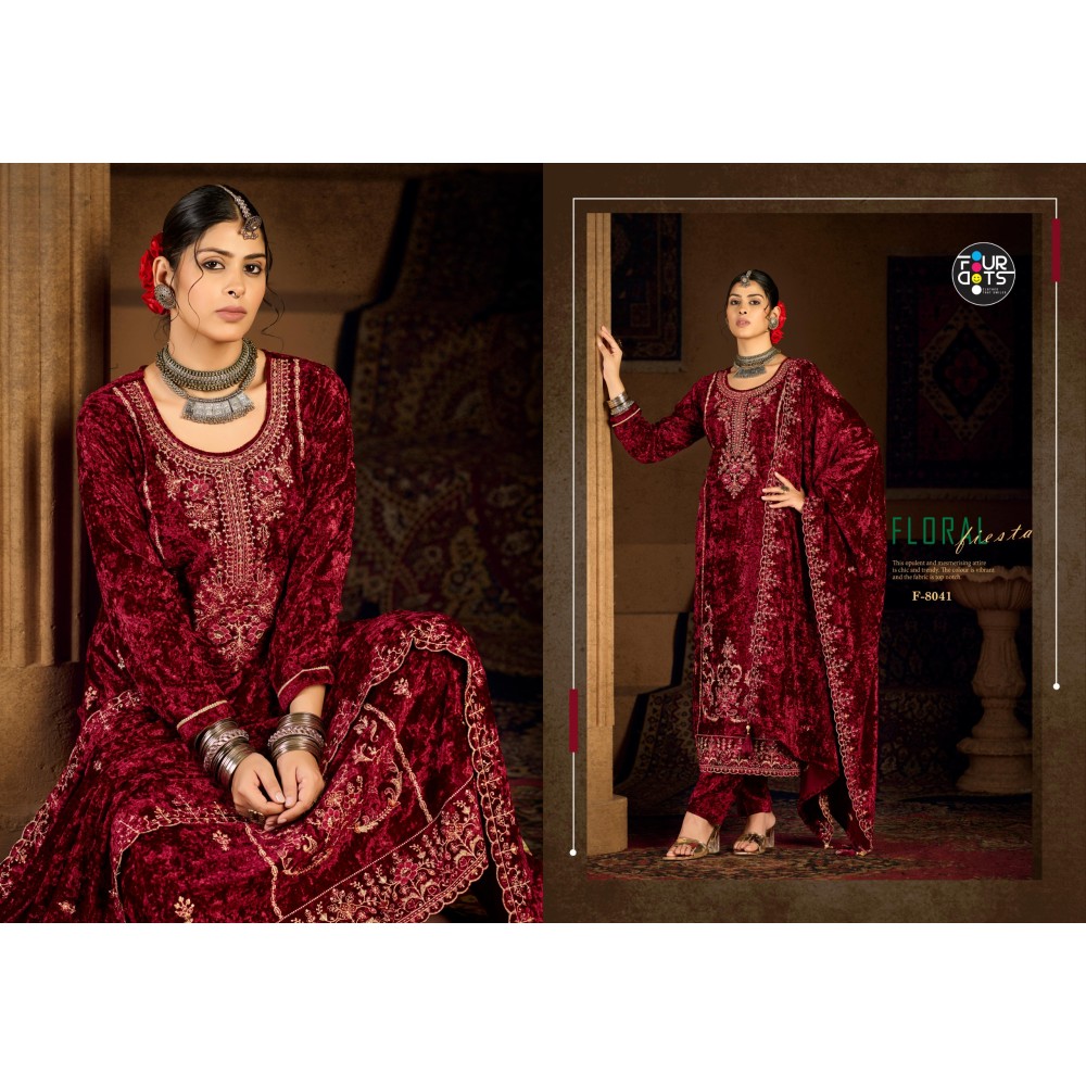 ROMAN VELVET FOURDOTS (winter Collection)
