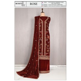 ROSE VELVET MUMTAZ ARTS (winter Collection)