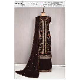 ROSE VELVET MUMTAZ ARTS (winter Collection)