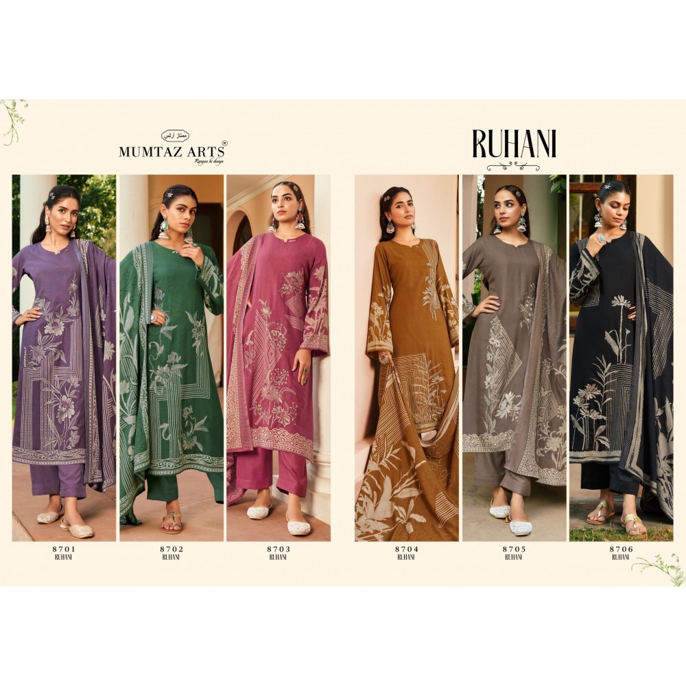 RUHANI BRASSO DUP MUMTAZ ARTS (Winter Collection)