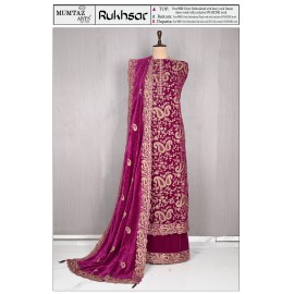 RUKHSAR VELVET MUMTAZ ARTS (winter Collection)