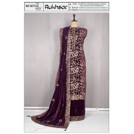 RUKHSAR VELVET MUMTAZ ARTS (winter Collection)