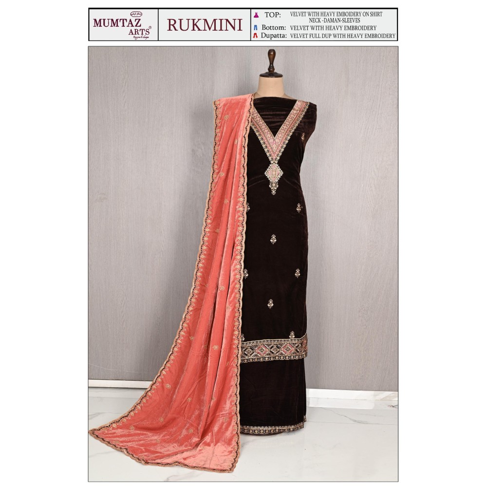 RUKMINI VELVET MUMTAZ ARTS (winter Collection)