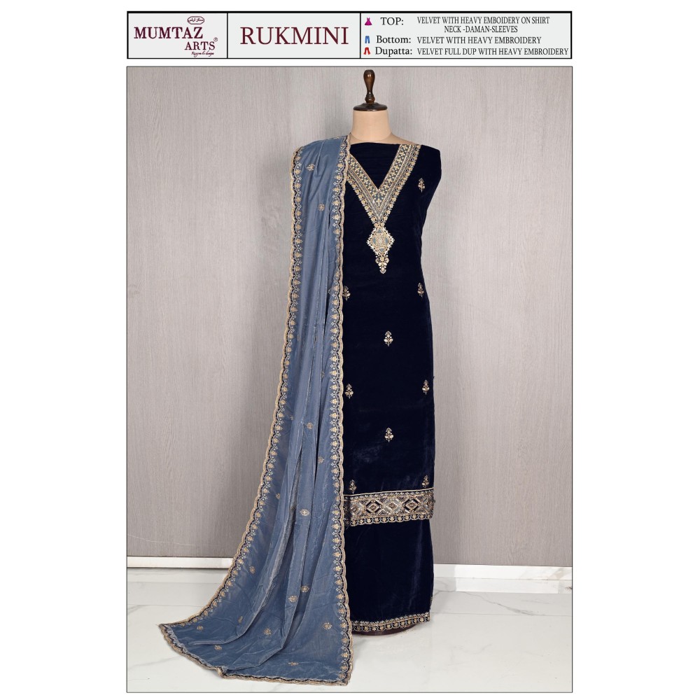 RUKMINI VELVET MUMTAZ ARTS (winter Collection)