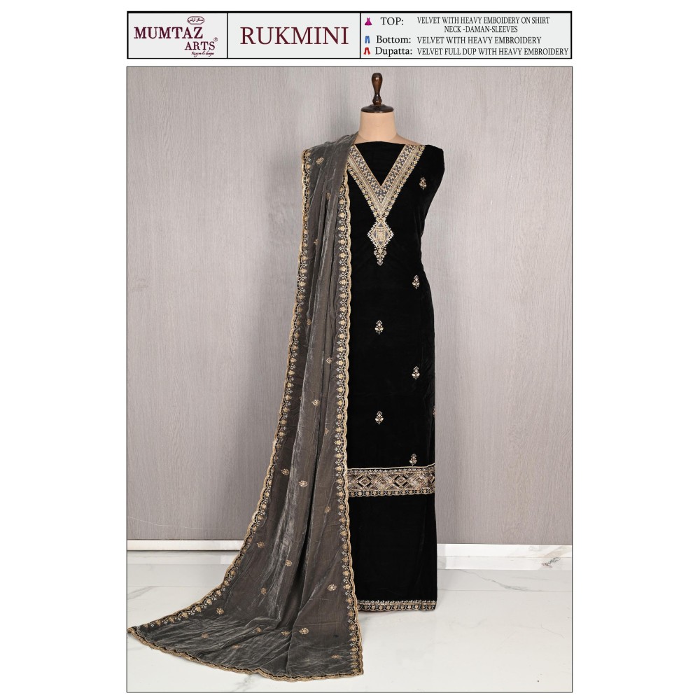 RUKMINI VELVET MUMTAZ ARTS (winter Collection)