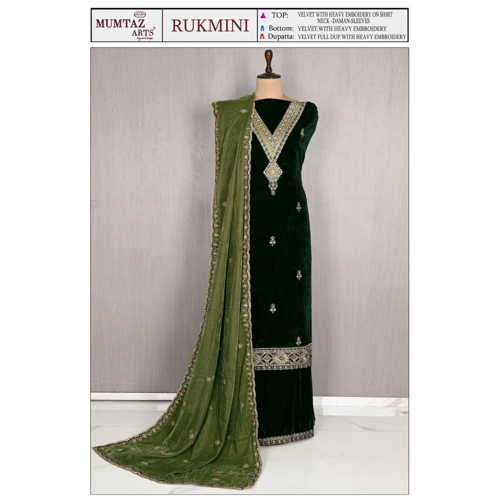 RUKMINI VELVET MUMTAZ ARTS (winter Collection)