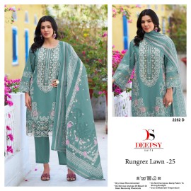 RUNGREZ LAWN 25 DEEPSY 2252 (cotton Dupatta)