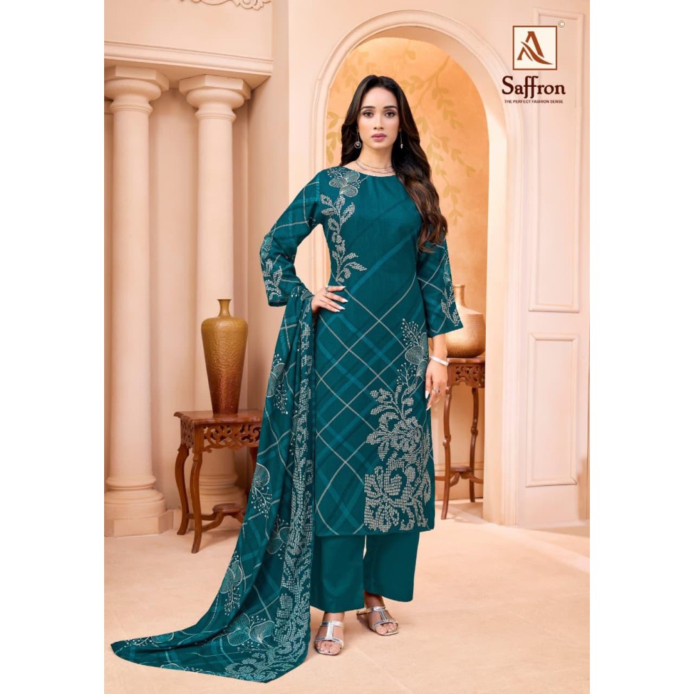 SAFFRON ALOK SUITS (Winter Collection)