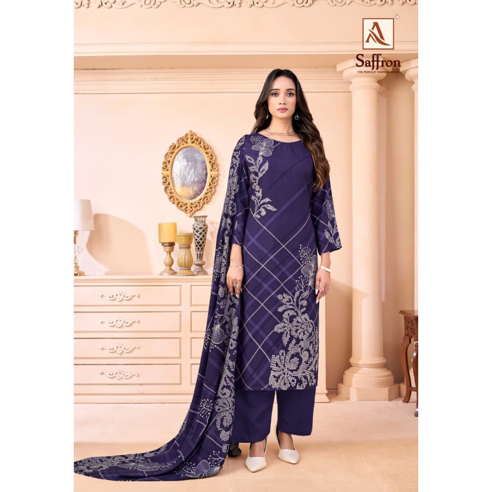 SAFFRON ALOK SUITS (Winter Collection)