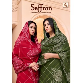 SAFFRON ALOK SUITS (Winter Collection)