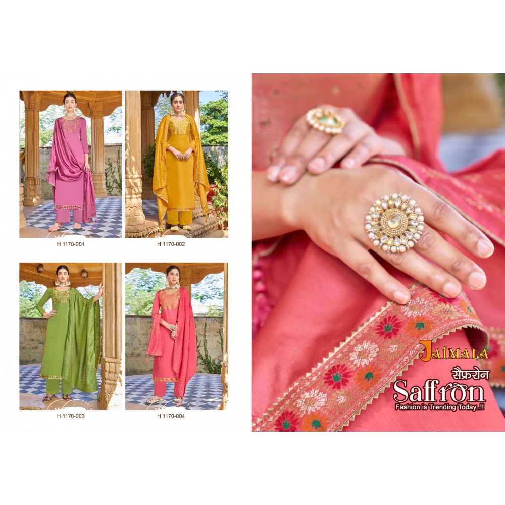 SAFFRON JAIMALA ALOK SUITS