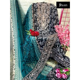 SAIRA LUXURY LAWN COLLECTION VOL1 JIHAN (Chiffon Dupatta)