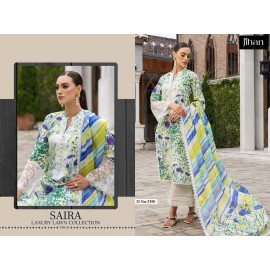 SAIRA LUXURY LAWN COLLECTION VOL1 JIHAN (Chiffon Dupatta)