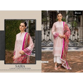 SAIRA LUXURY LAWN COLLECTION VOL1 JIHAN (Cotton Dupatta)