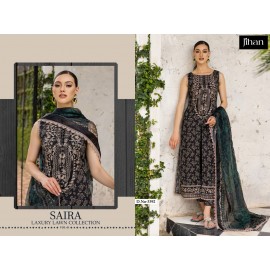 SAIRA LUXURY LAWN COLLECTION VOL1 JIHAN (Chiffon Dupatta)