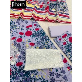 SAIRA LUXURY LAWN COLLECTION VOL2 JIHAN (Cotton Dupatta)