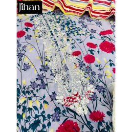 SAIRA LUXURY LAWN COLLECTION VOL2 JIHAN (Chiffon Dupatta)