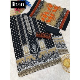 SAIRA LUXURY LAWN COLLECTION VOL2 JIHAN (Chiffon Dupatta)