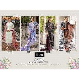 SAIRA LUXURY LAWN COLLECTION VOL2 JIHAN (Cotton Dupatta)