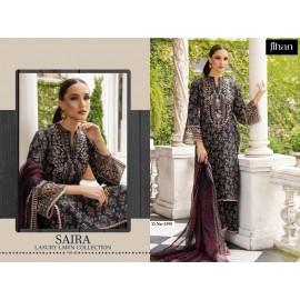 SAIRA LUXURY LAWN COLLECTION VOL2 JIHAN (Chiffon Dupatta)