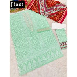 SAIRA LUXURY LAWN COLLECTION VOL2 JIHAN (Chiffon Dupatta)