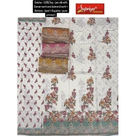 SAISHA 1195 SUPRIYA (Pure Dupatta)
