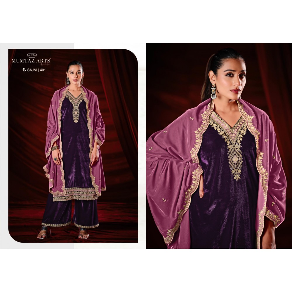 SAJNI VELVET MUMTAZ  (Winter Collection)