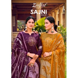 SAJNI VOL 7 ZULFAT (Cotton Dupatta)