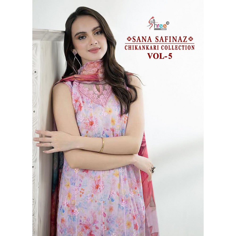 SANA SAFINAZ CHIKANKRI COLLECTION VOL 5 SHREE (Chiffon Dupatta)