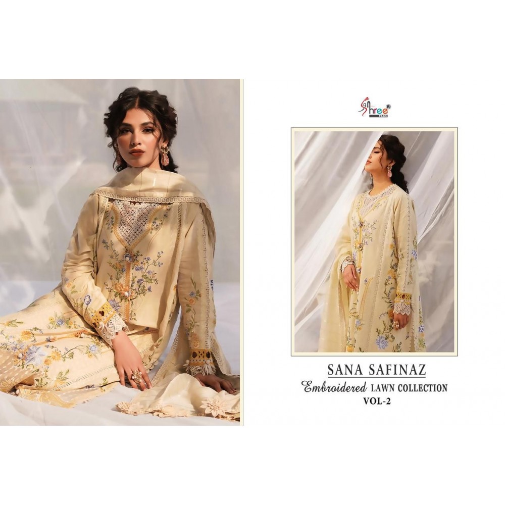 SANA SAFINAZ EMBROIDERED DUPATTA VOL 2 SHREE (Tabby Dupatta)