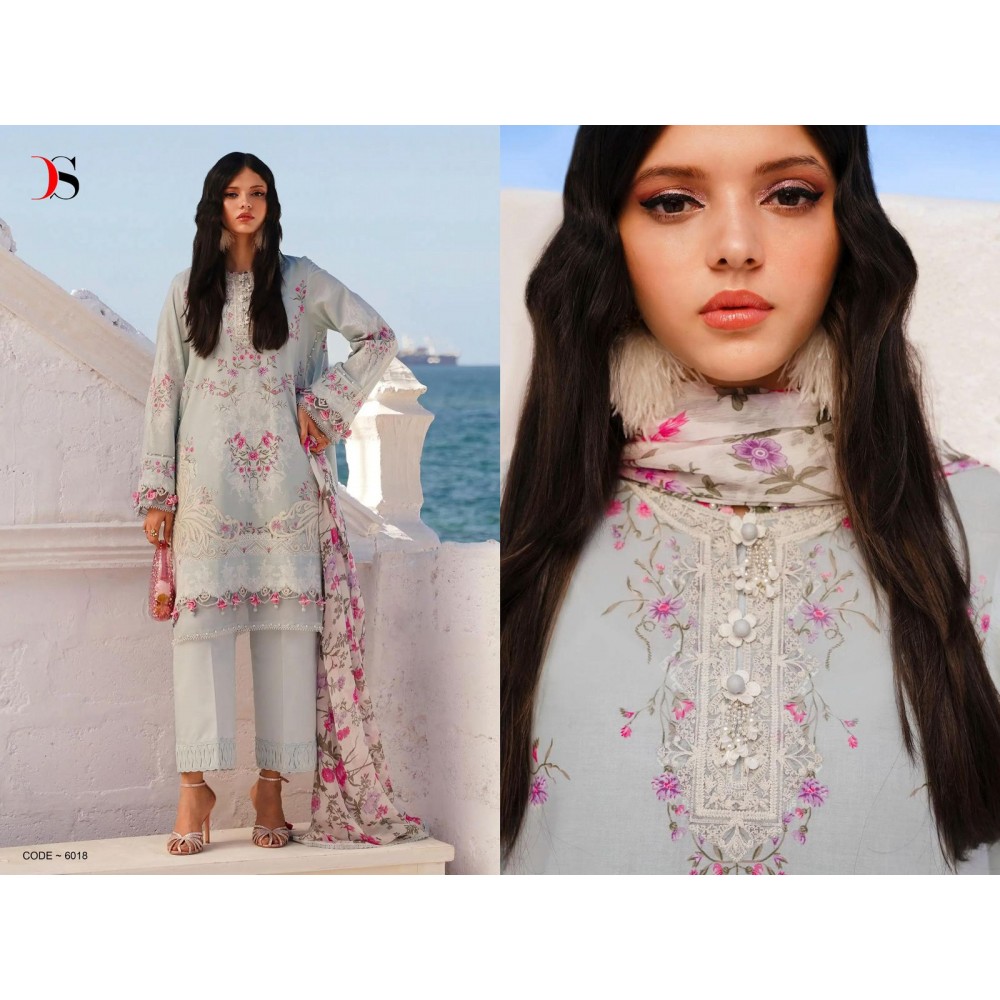 SANA SAFINAZ MUZLIN 24 BY DEEPSY SUITS (Cotton Dupatta)