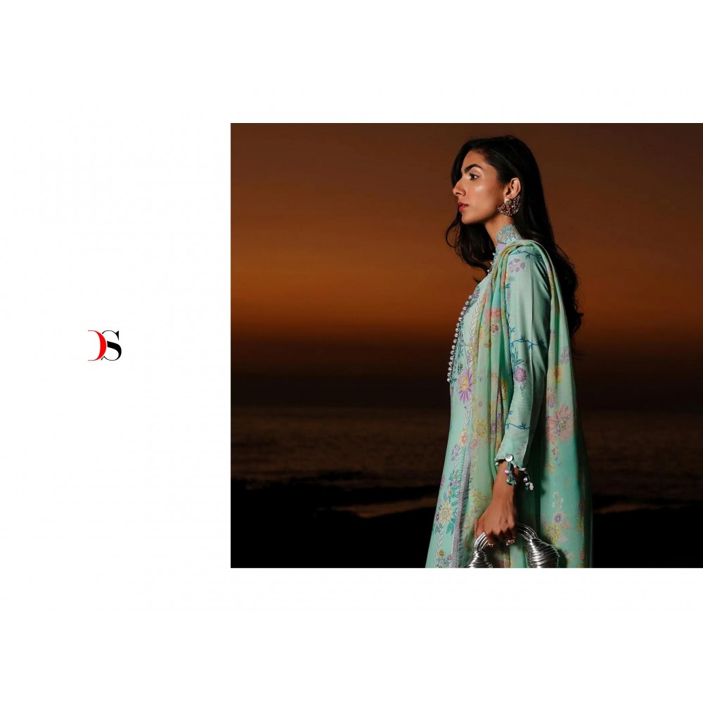 SANA SAFINAZ MUZLIN 24-2 BY DEEPSY SUITS (Chiffon Dupatta)