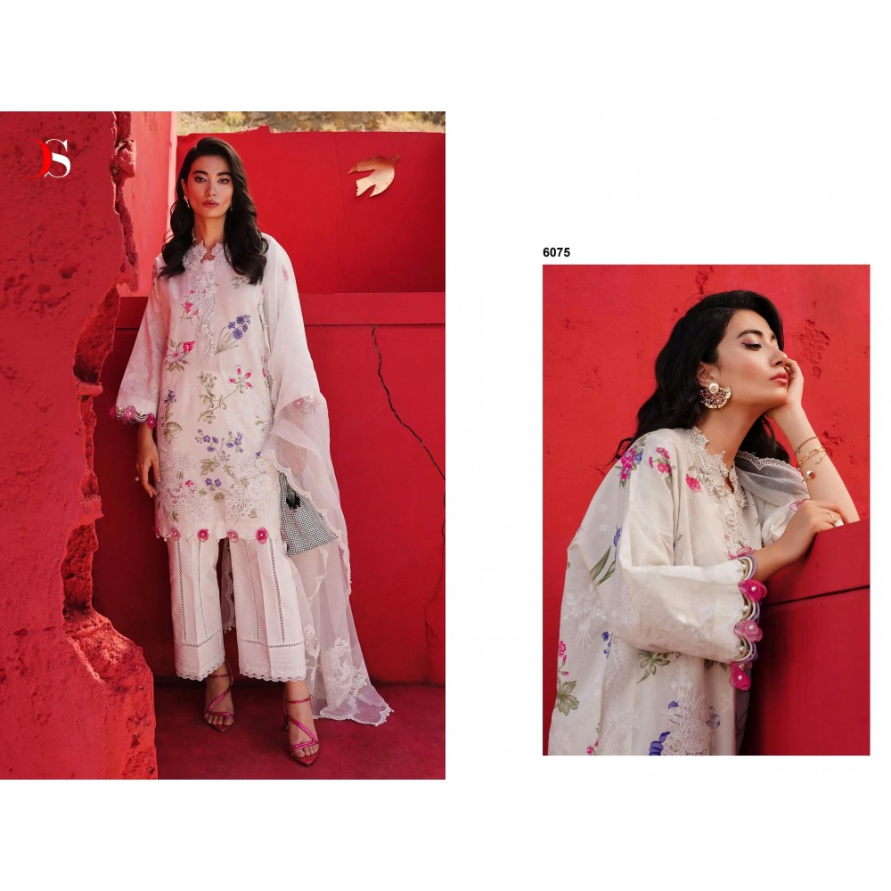 SANA SAFINAZ MUZLIN 24-2 BY DEEPSY SUITS (Chiffon Dupatta)