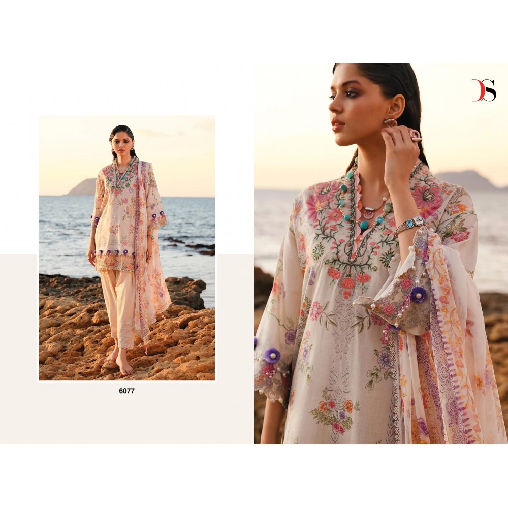 SANA SAFINAZ MUZLIN 24-2 BY DEEPSY SUITS (Chiffon Dupatta)