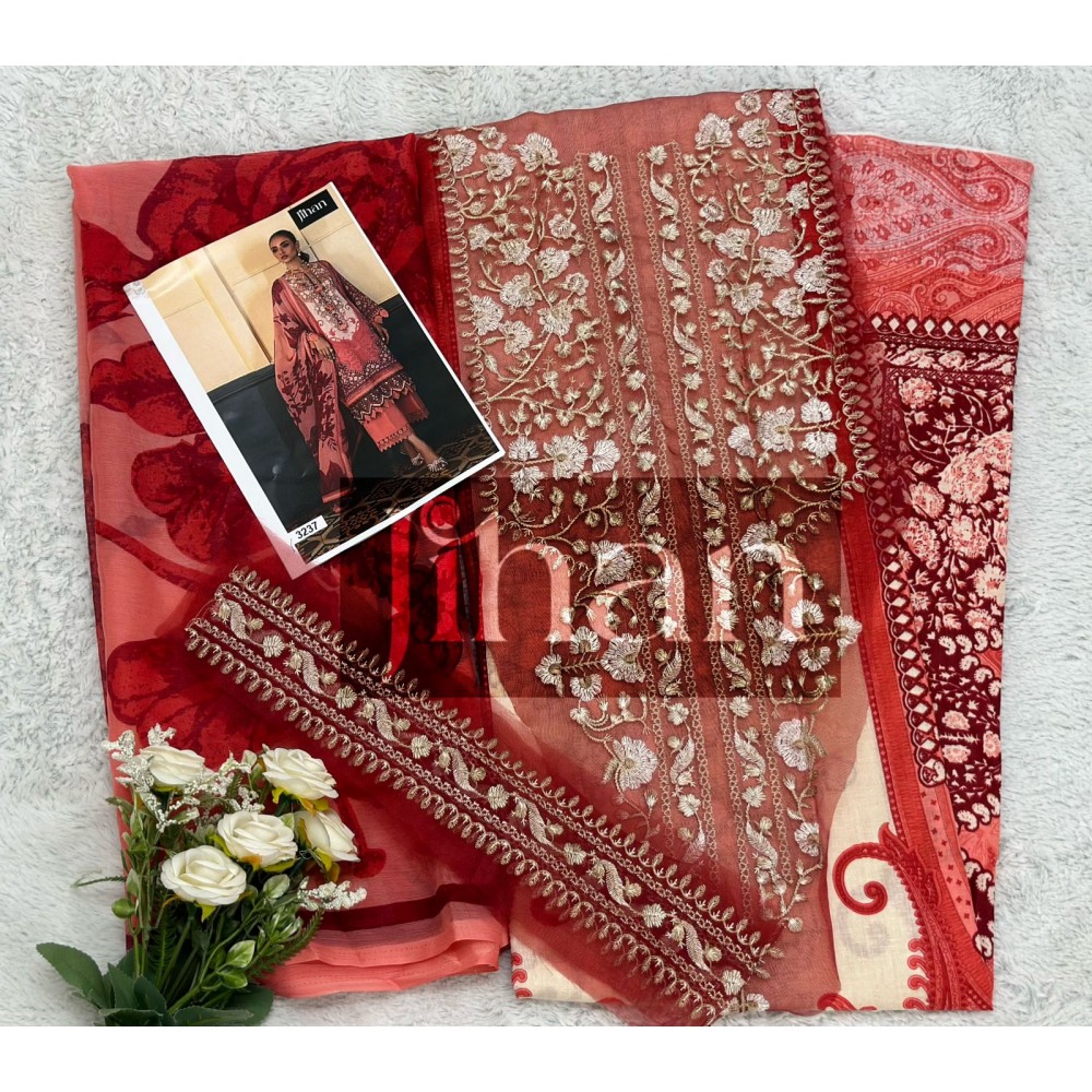 SANA SAFINAZ MUZLIN COLLECTION 3226 AND 3237 JIHAN (Chiffon Dupatta)