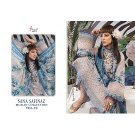 SANA SAFINAZ MUZLIN COLLECTION VOL 10 SHREE (Chiffon Dupatta)