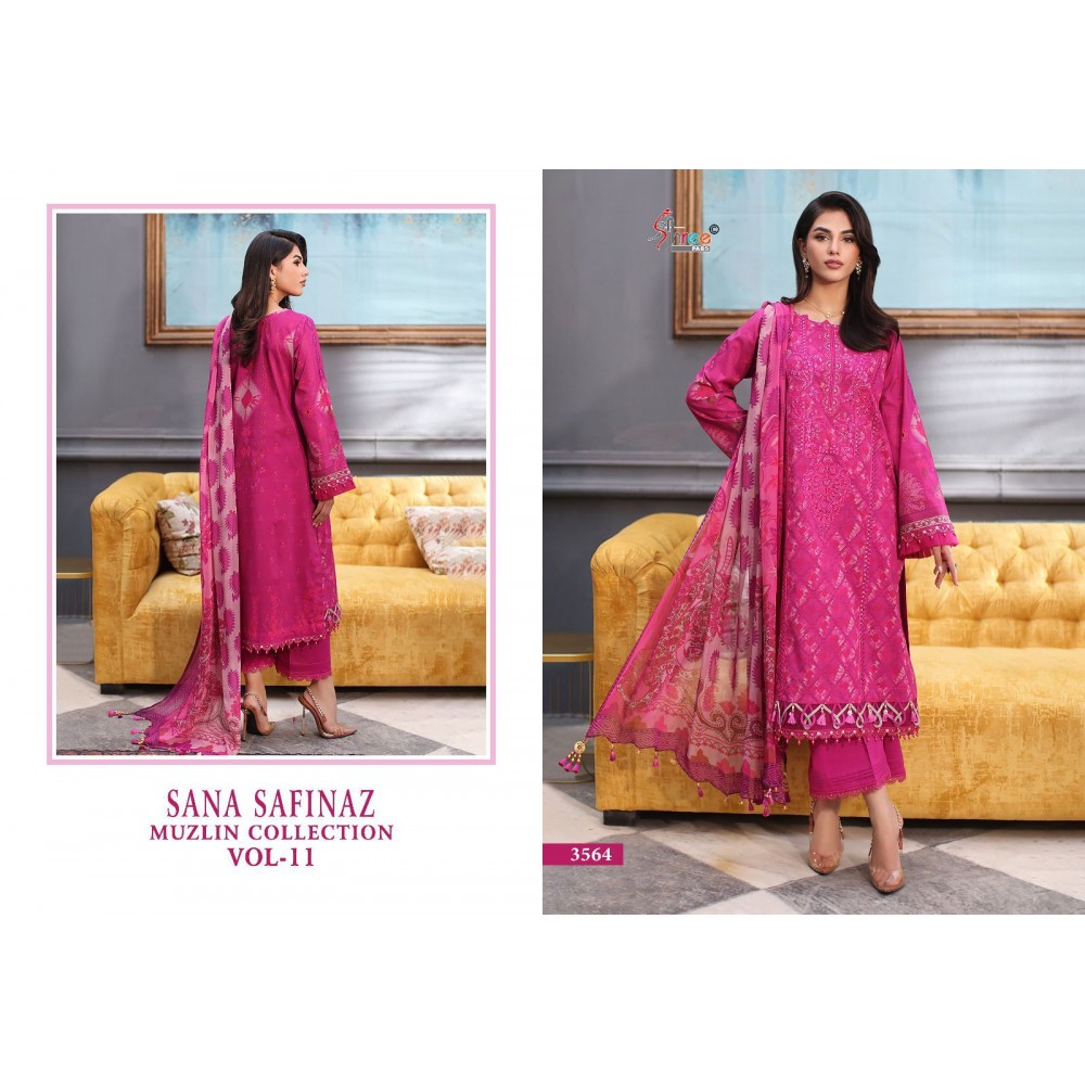 SANA SAFINAZ MUZLIN COLLECTION VOL 11 SHREE (Cotton Dupatta)