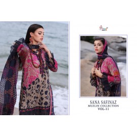 SANA SAFINAZ MUZLIN COLLECTION VOL 11 SHREE (Chiffon Dupatta)