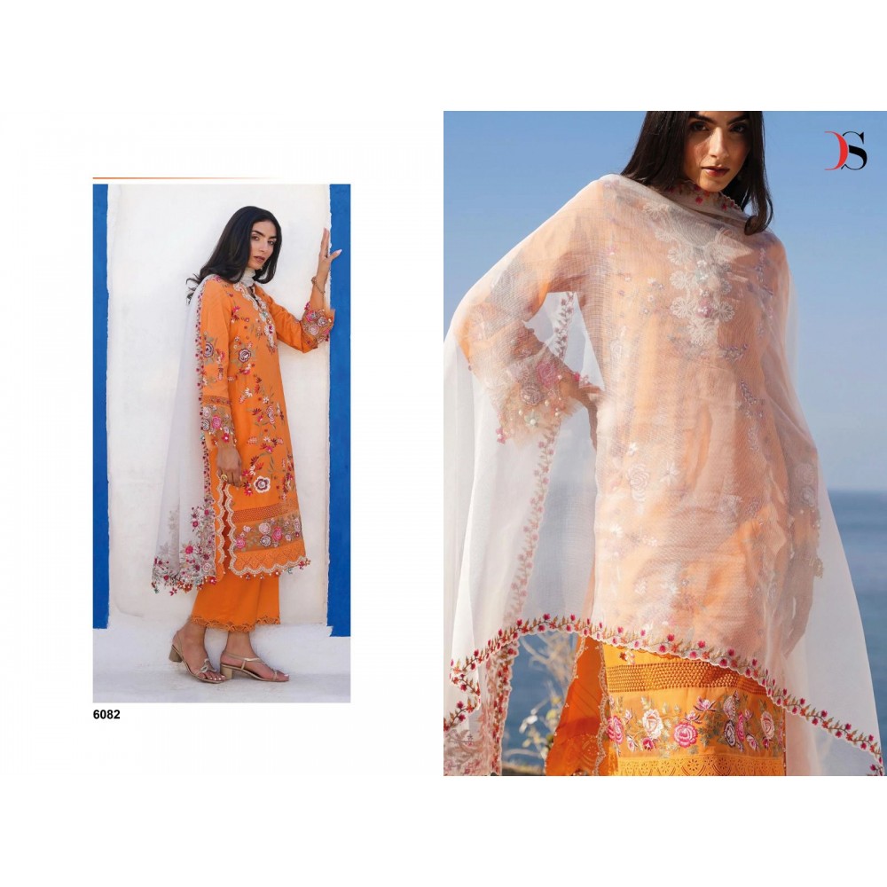 SANA SAFINAZ MUZLIN EMBROIDERED 24 DEEPSY SUITS