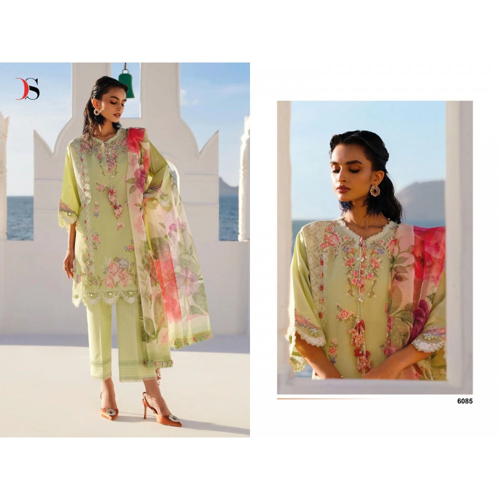 SANA SAFINAZ MUZLIN EMBROIDERED 24 R DEEPSY SUITS