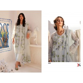 SANA SAFINAZ MUZLIN EMBROIDERED 24 R DEEPSY SUITS