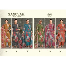 SANOVAR 8 ALOK SUITS (Cotton Dupatta)