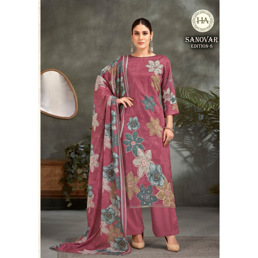 SANOVAR 8 ALOK SUITS (Cotton Dupatta)