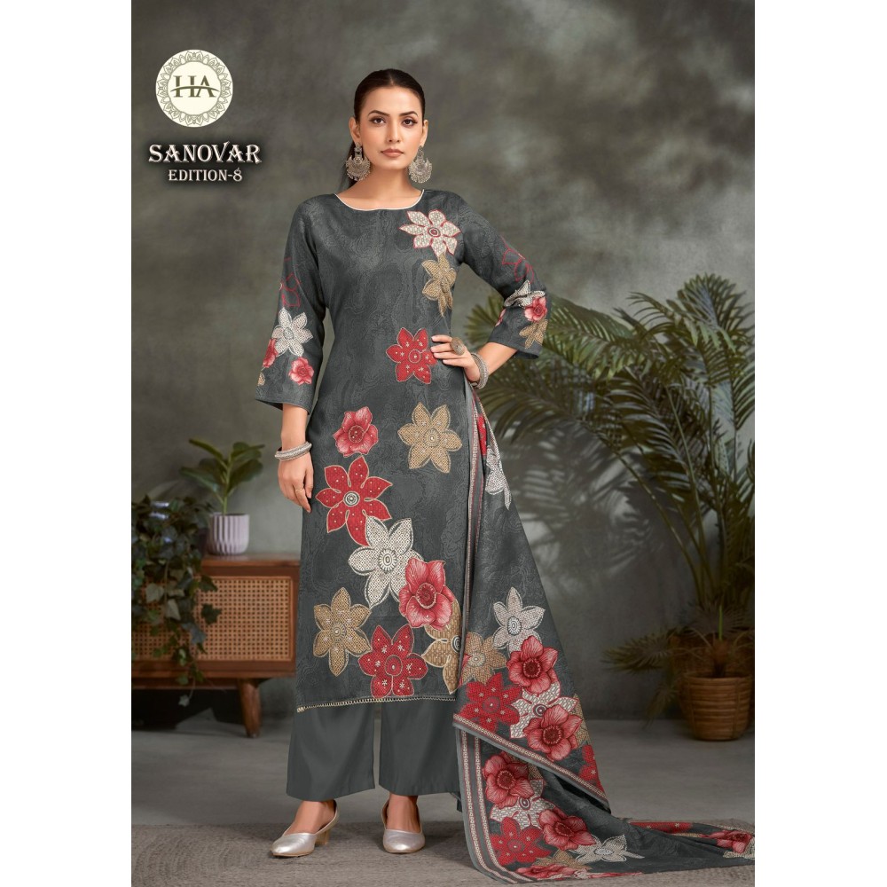 SANOVAR 8 ALOK SUITS (Cotton Dupatta)