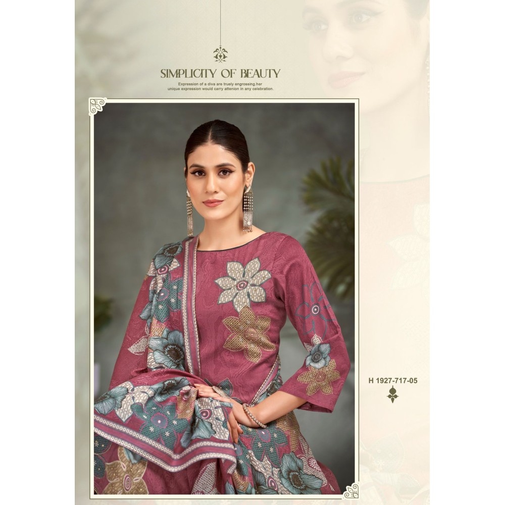 SANOVAR 8 ALOK SUITS (Cotton Dupatta)