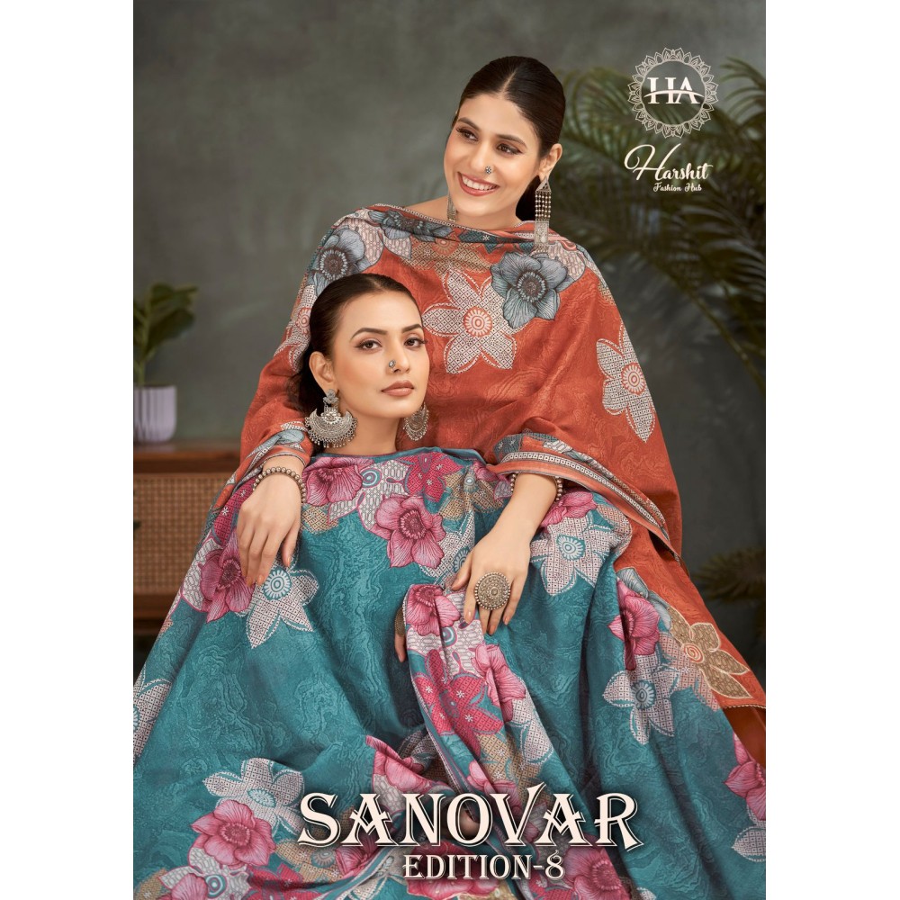 SANOVAR 8 ALOK SUITS (Cotton Dupatta)