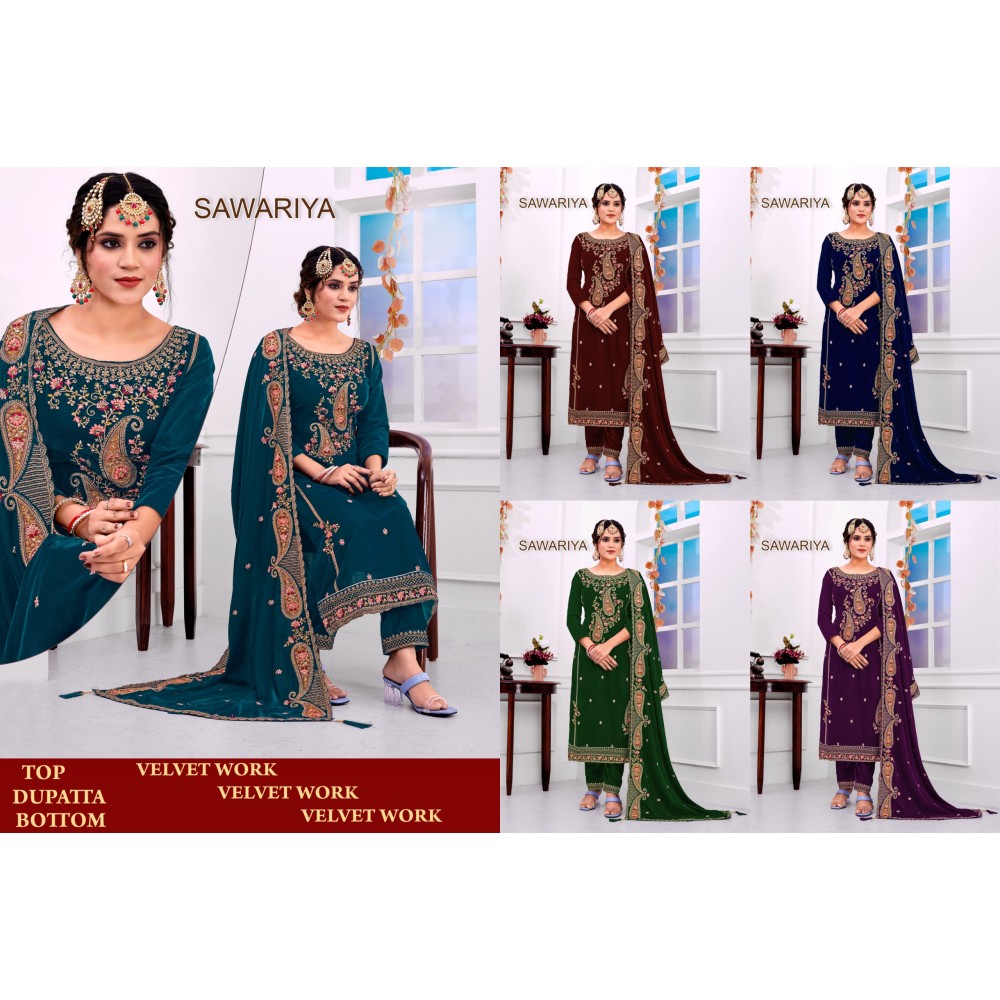 SAWARIYA VELVET (winter Collection)